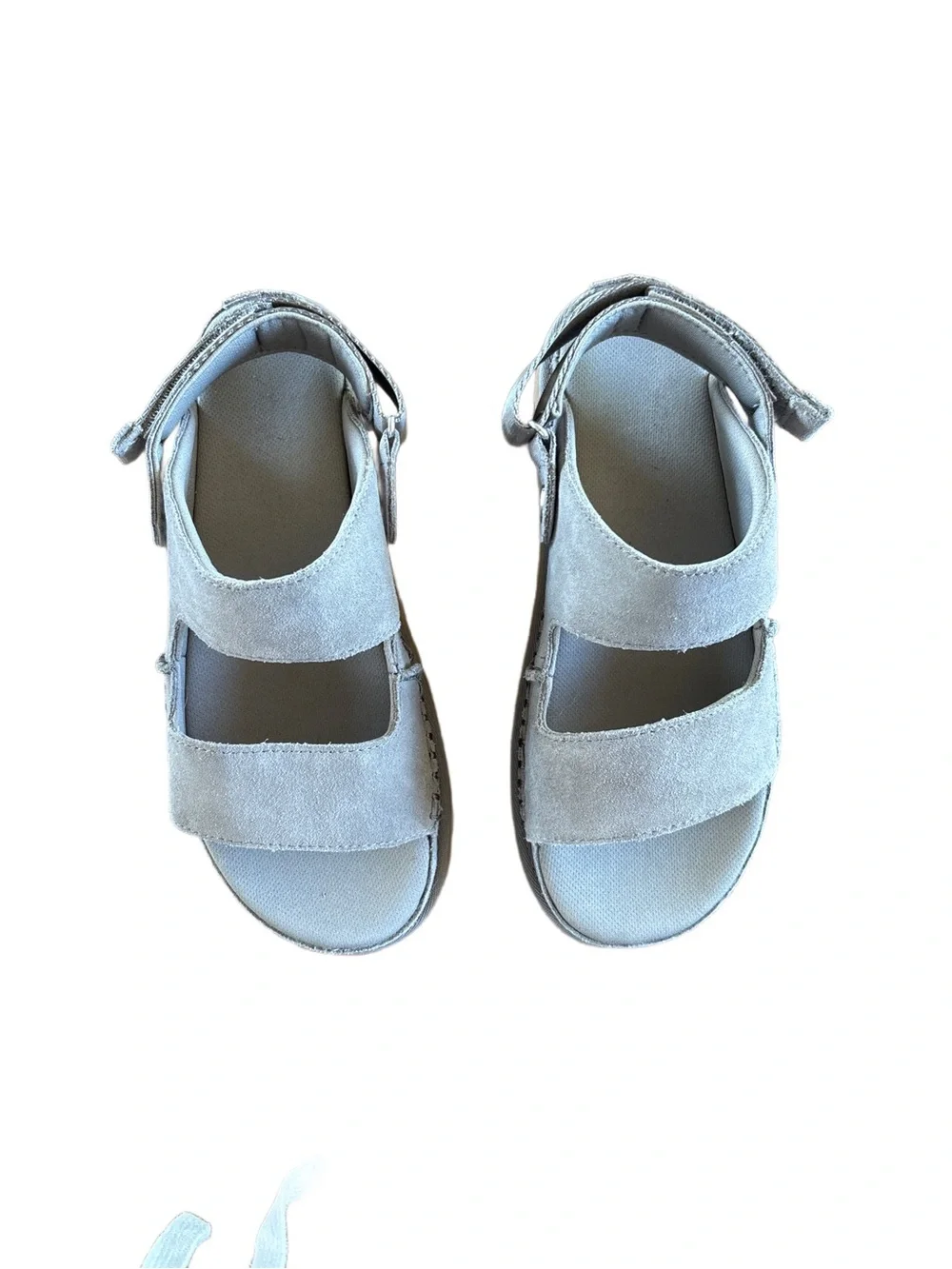 UGG Suede Smoke Plume Double-Strap Sandals - Size 8 - Picture 2 of 7